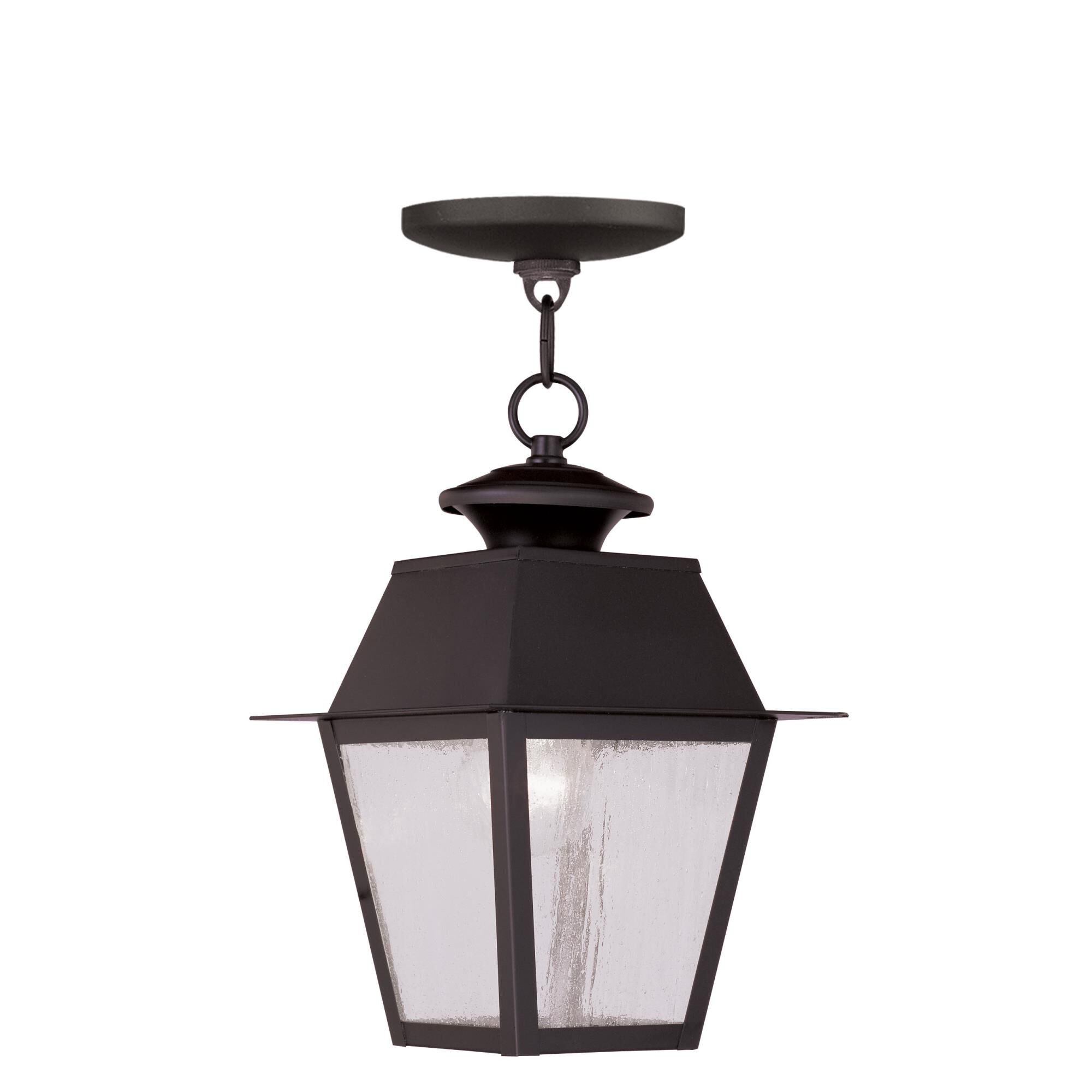 Livex Lighting Mansfield 11 Inch Tall Outdoor Hanging Lantern